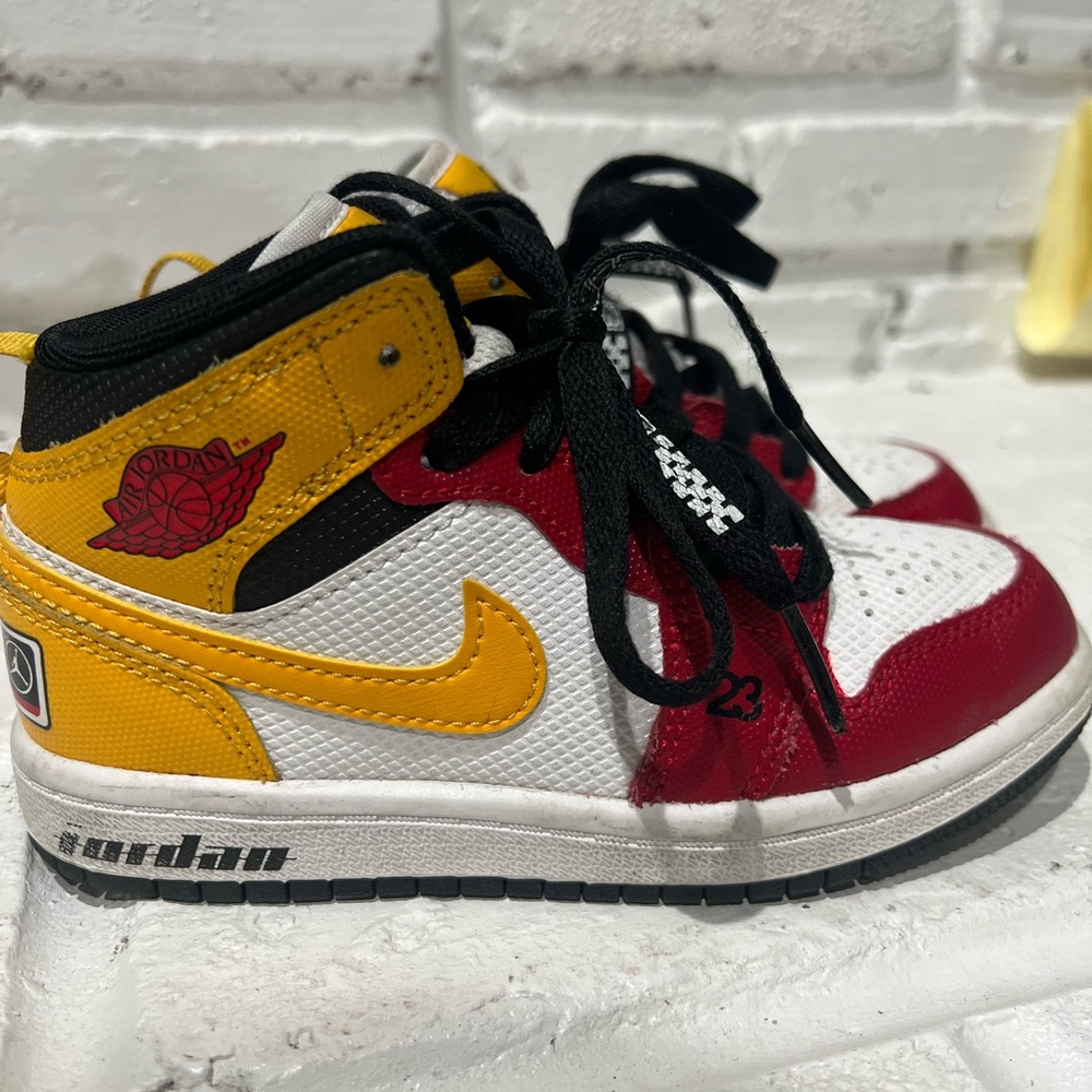 Jordan 1 Mid “Grid” Preschool kids 11c (US)